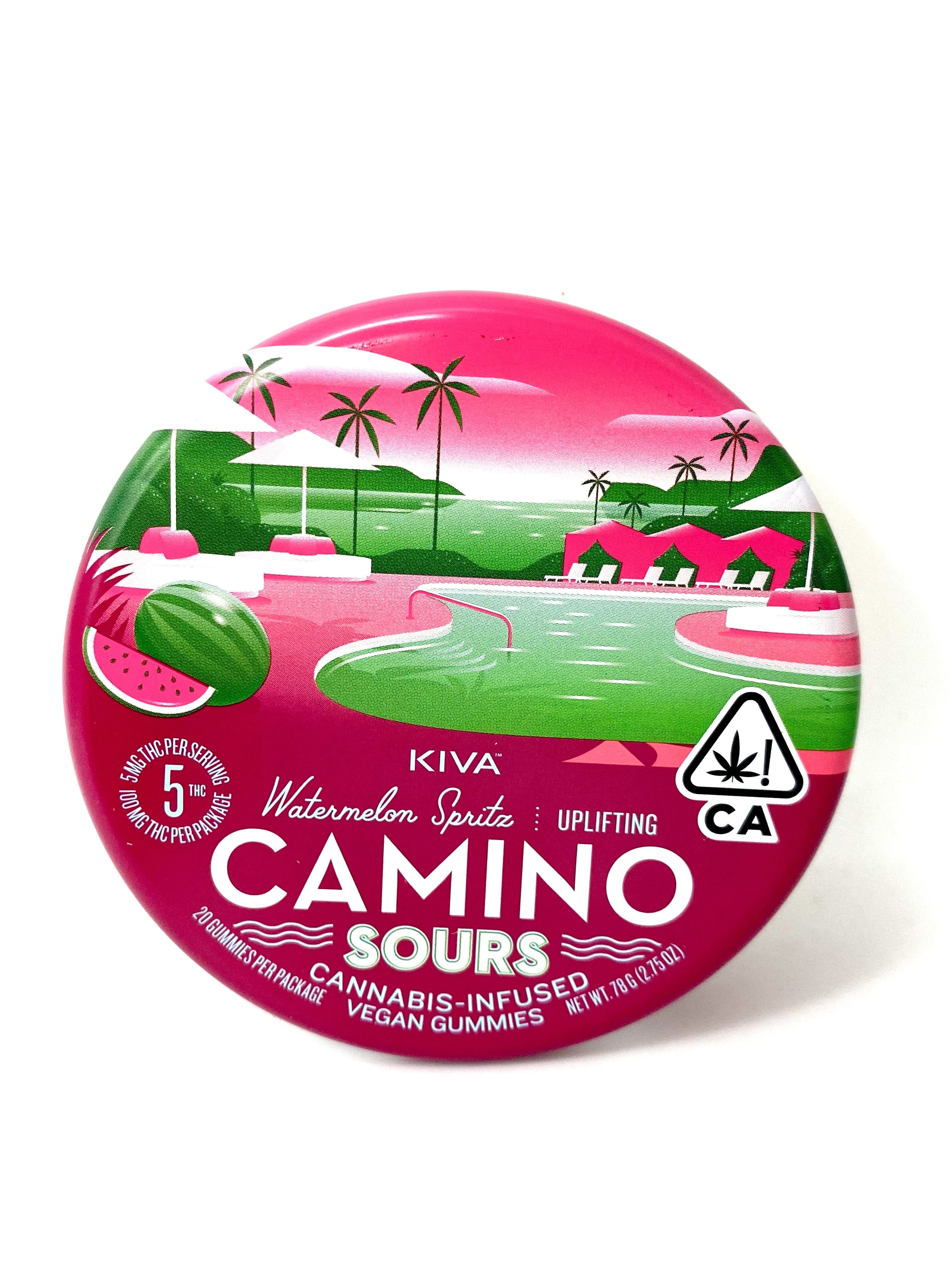 Photograph of product: Camino - Sours - Watermelon Spritz - 100mg / 10ct