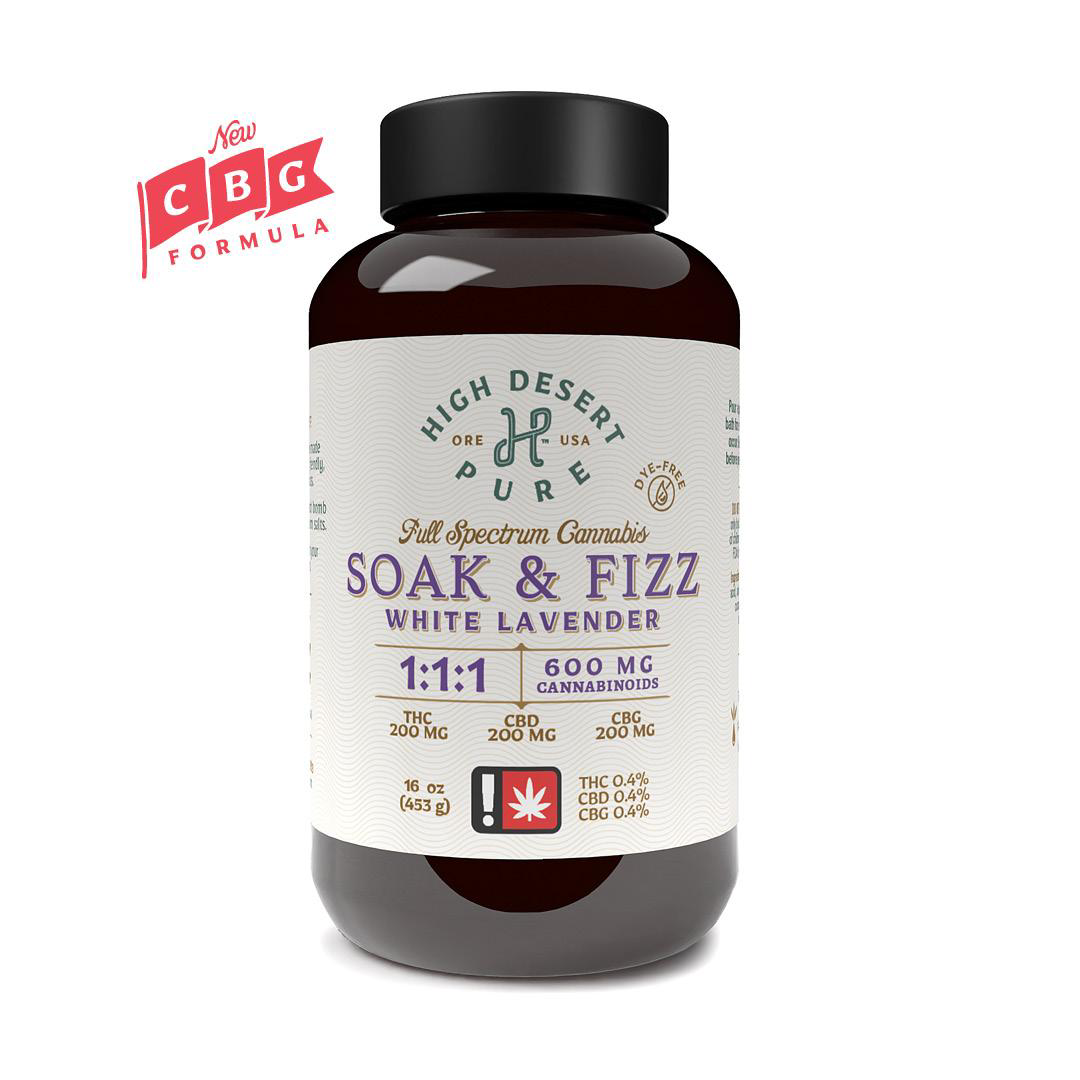 Photograph of product: White Lavender Soak & Fizz (High Desert Pure)