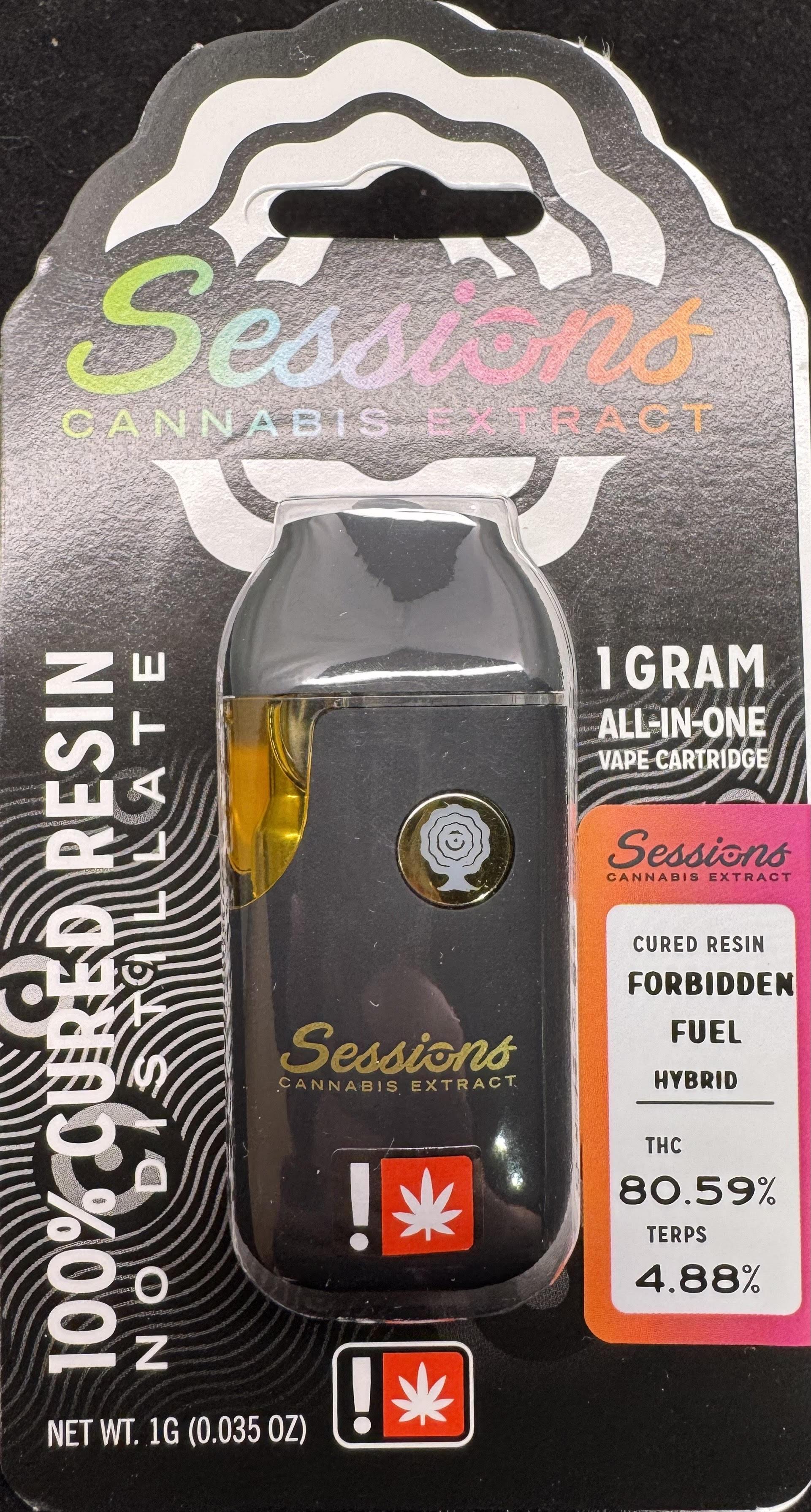 Photograph of product: Sessions - All in One Cured Resin Cartridge - Forbidden Fuel