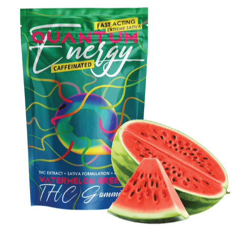 Photograph of product: 100mg | Watermelon Breeze | Quantum Gummies