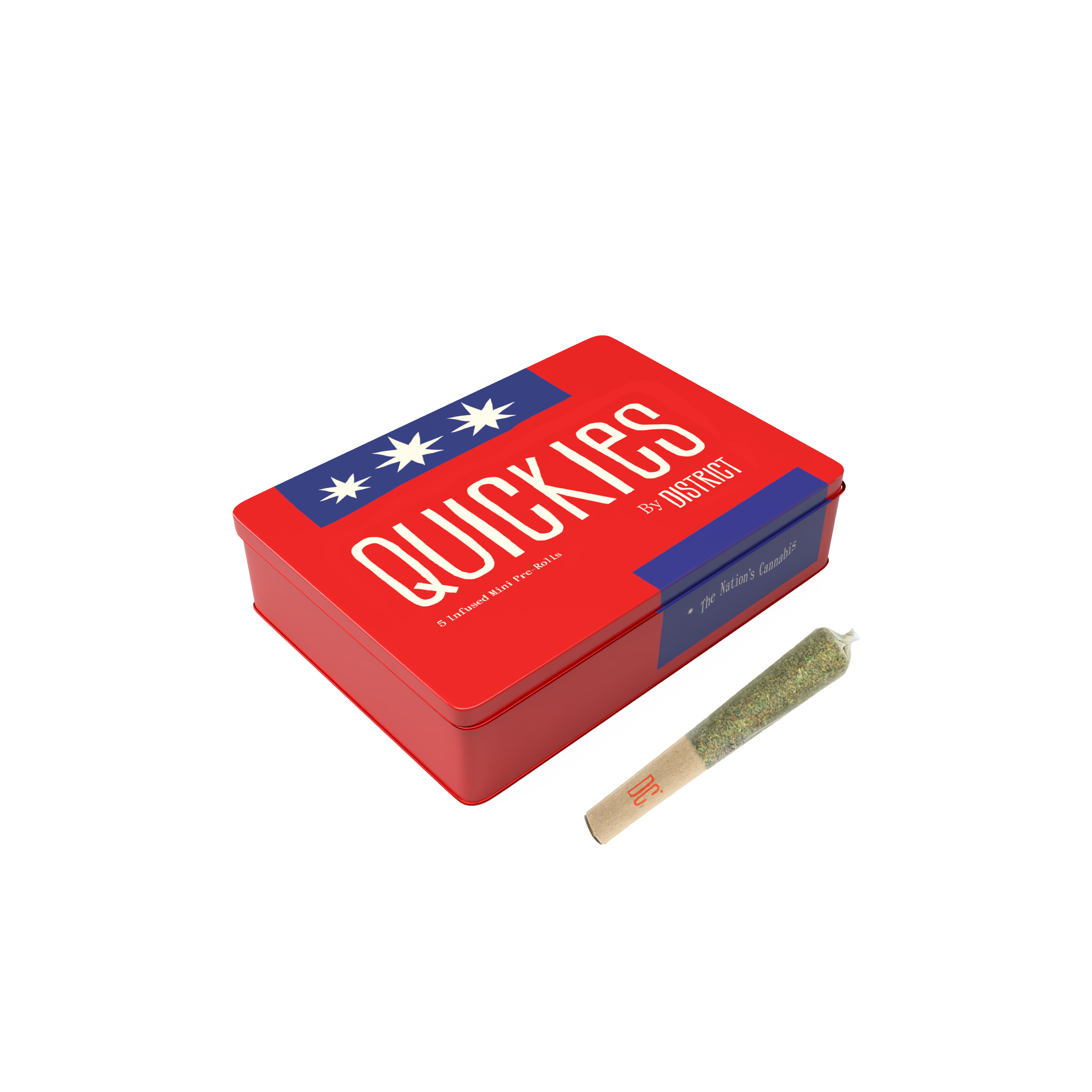 Photograph of Product: Cherry Limeade Cake Infused Quickies Pre-Rolls (5pk) 2.25g