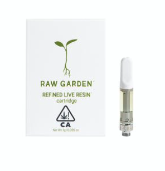 Photograph of product: Champagne Dreams CBD 1:1 REFINED Live Resin CARTRIDGE 1g - Raw Garden