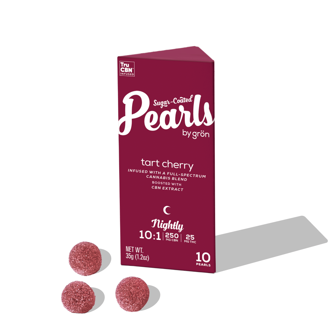 Photograph of product: gron - 10:1 CBN - Tart Cherry Pearls