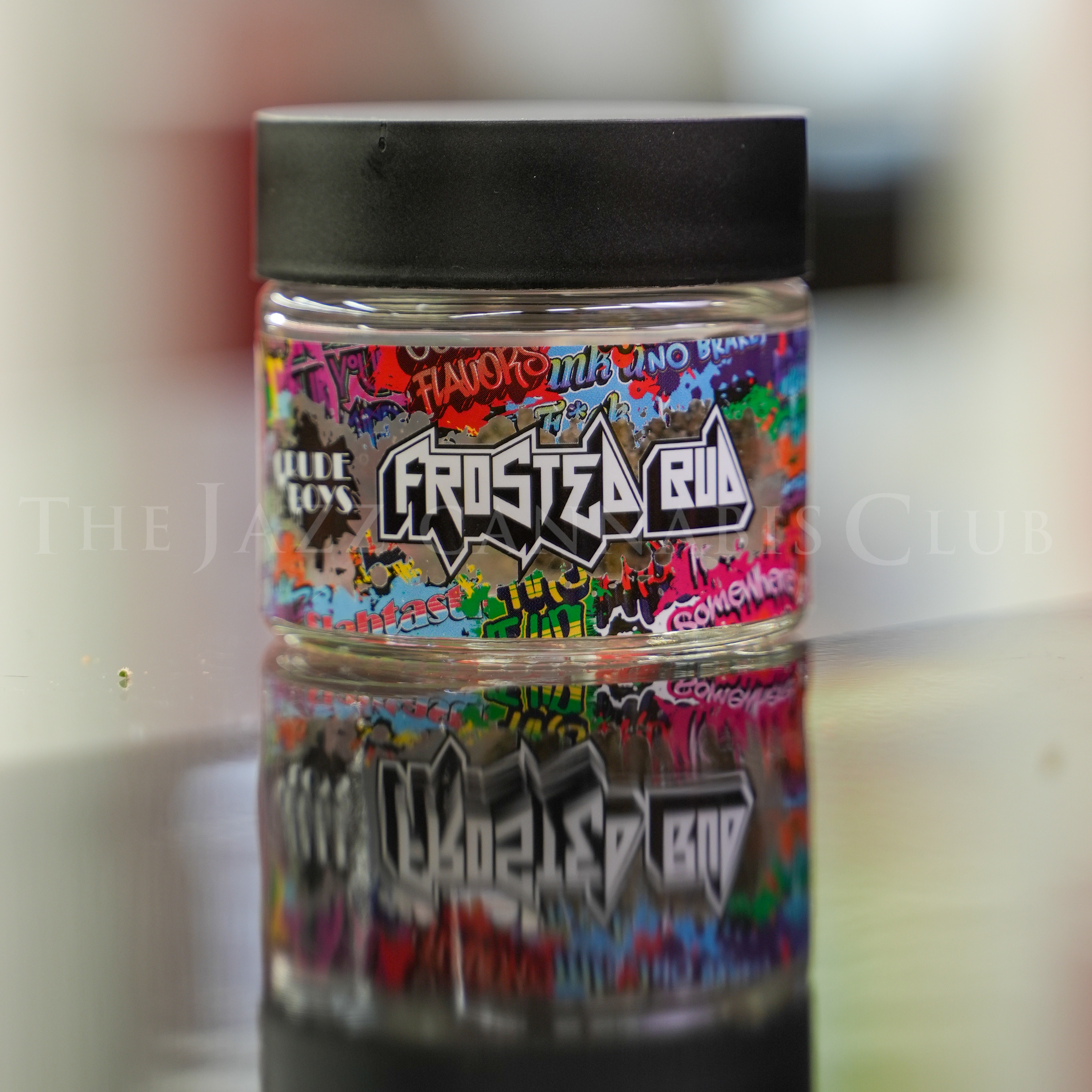 Photograph of product: Crude Boys - Frosted Bud - Berry - Glitter Bomb - 3.5g