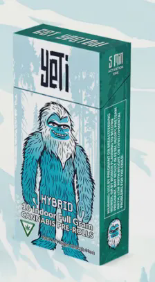Photograph of product: Yeti Pre-Roll 10pk - Rainbow Runtz & Slurty3