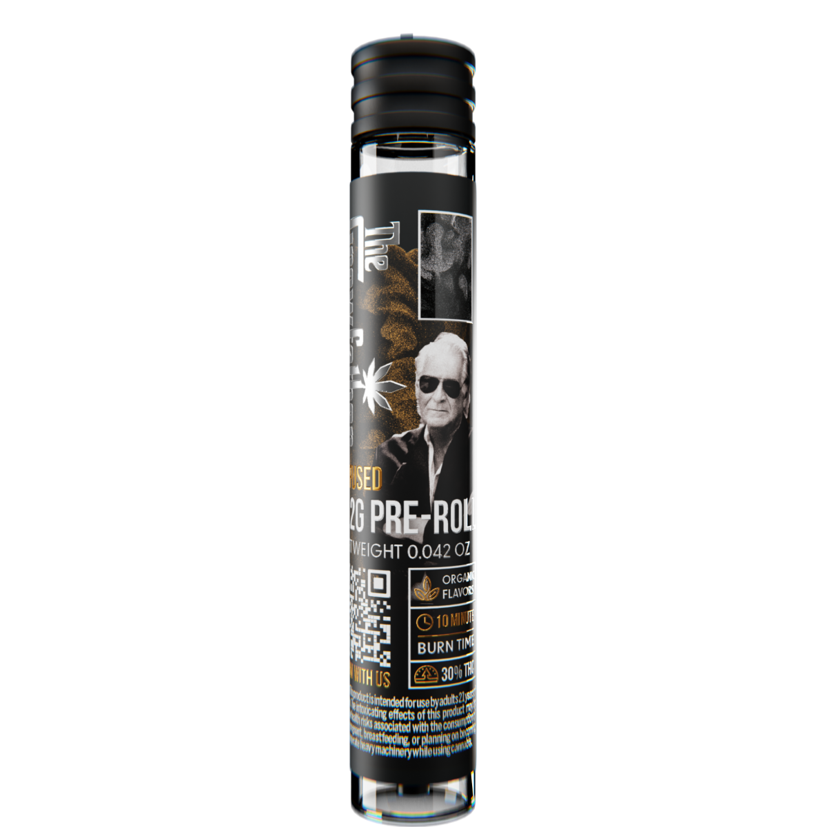 Photograph of product: The Growfather - Super Lemon Cherry Haze - 1.2g Moonrock Infused Preroll