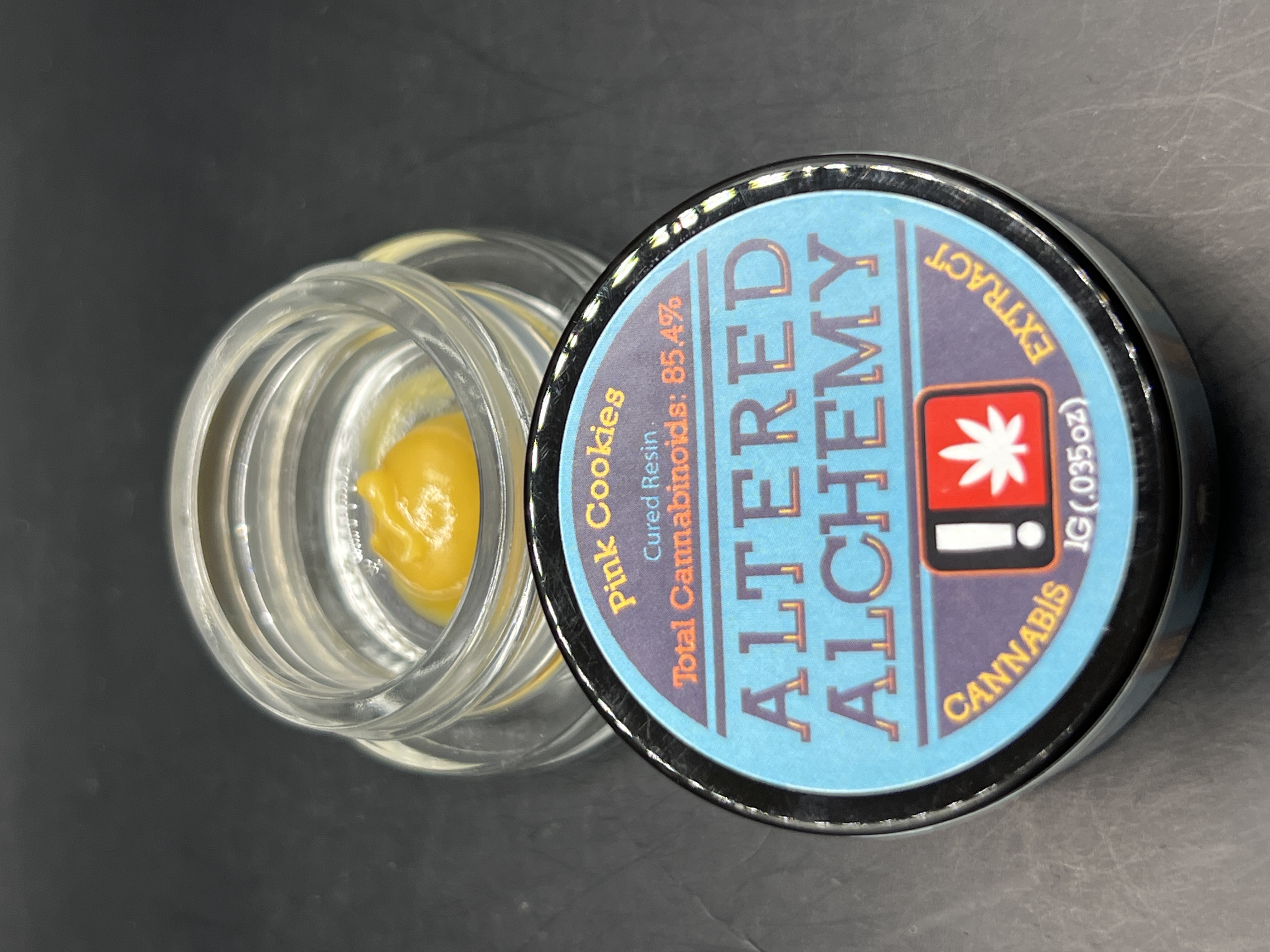 Photograph of product: Altered Alchemy Pink Cookies Cured Resin