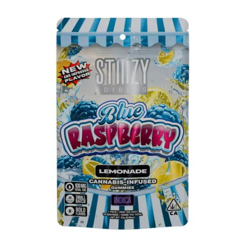 Photograph of product: Blue Raspberry Lemonade Gummies STIIIZY