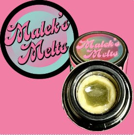 Photograph of product: Malek's Melts Rosin Geodes- Creme Puffs {Russian Creme x Panda Puffs}