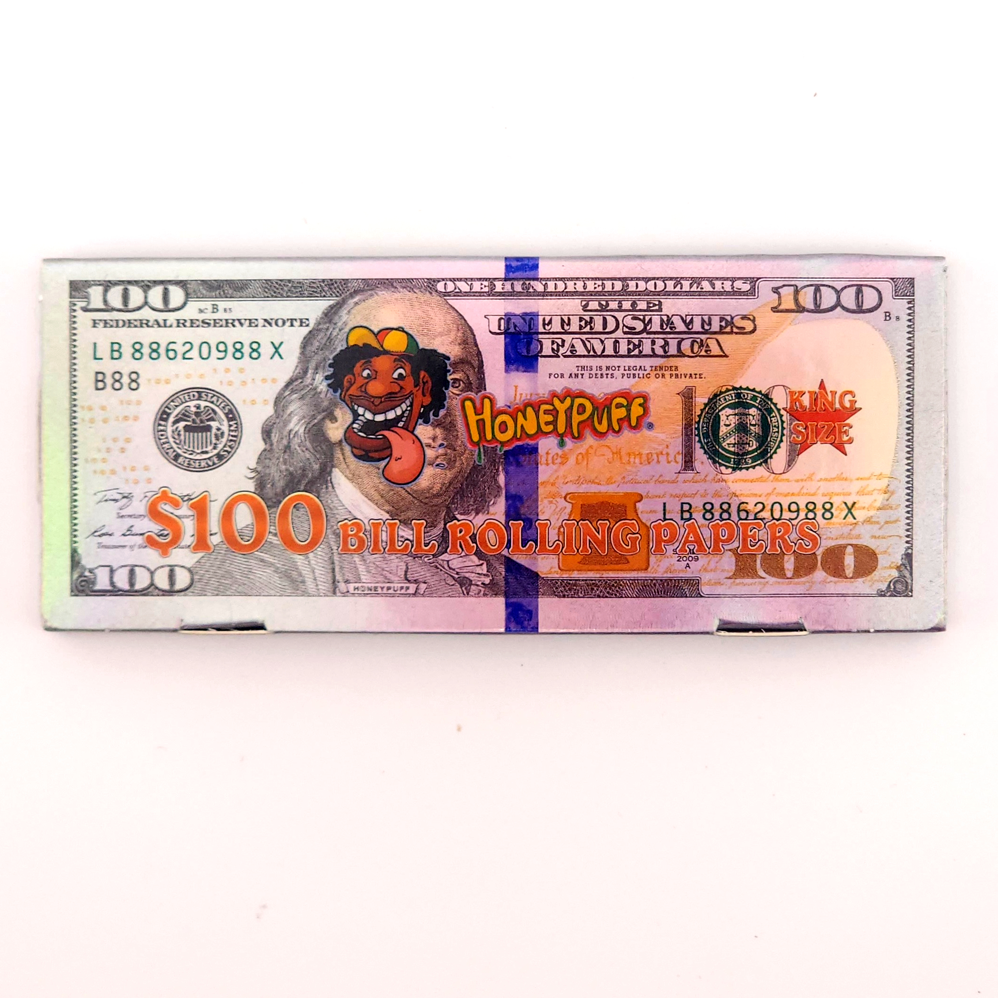 Photograph of product: Papers - HoneyPuff $100 bill NO tips
