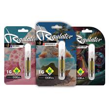 Photograph of product: Regulator Blueberry Cookies Distillate Cartridge Hybrid 1g