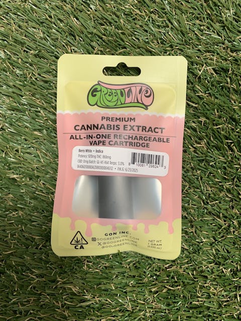 Photograph of product: BERRY WHITE 1G DISP - 