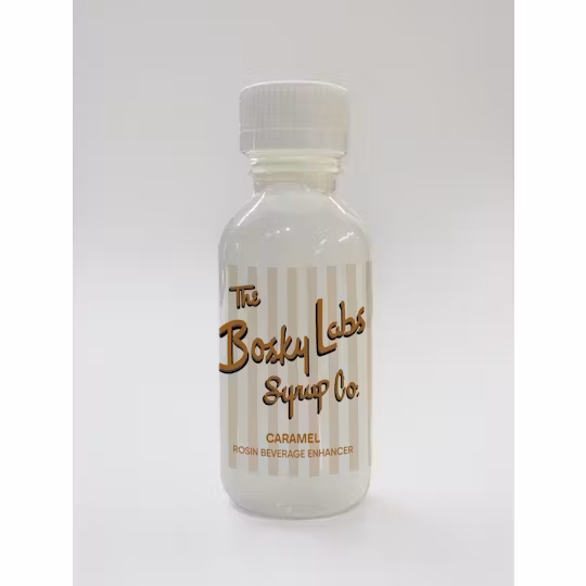 Photograph of product: The Bosky Lab Co. | Caramel au chocolat Rosin Syrup | 100mg