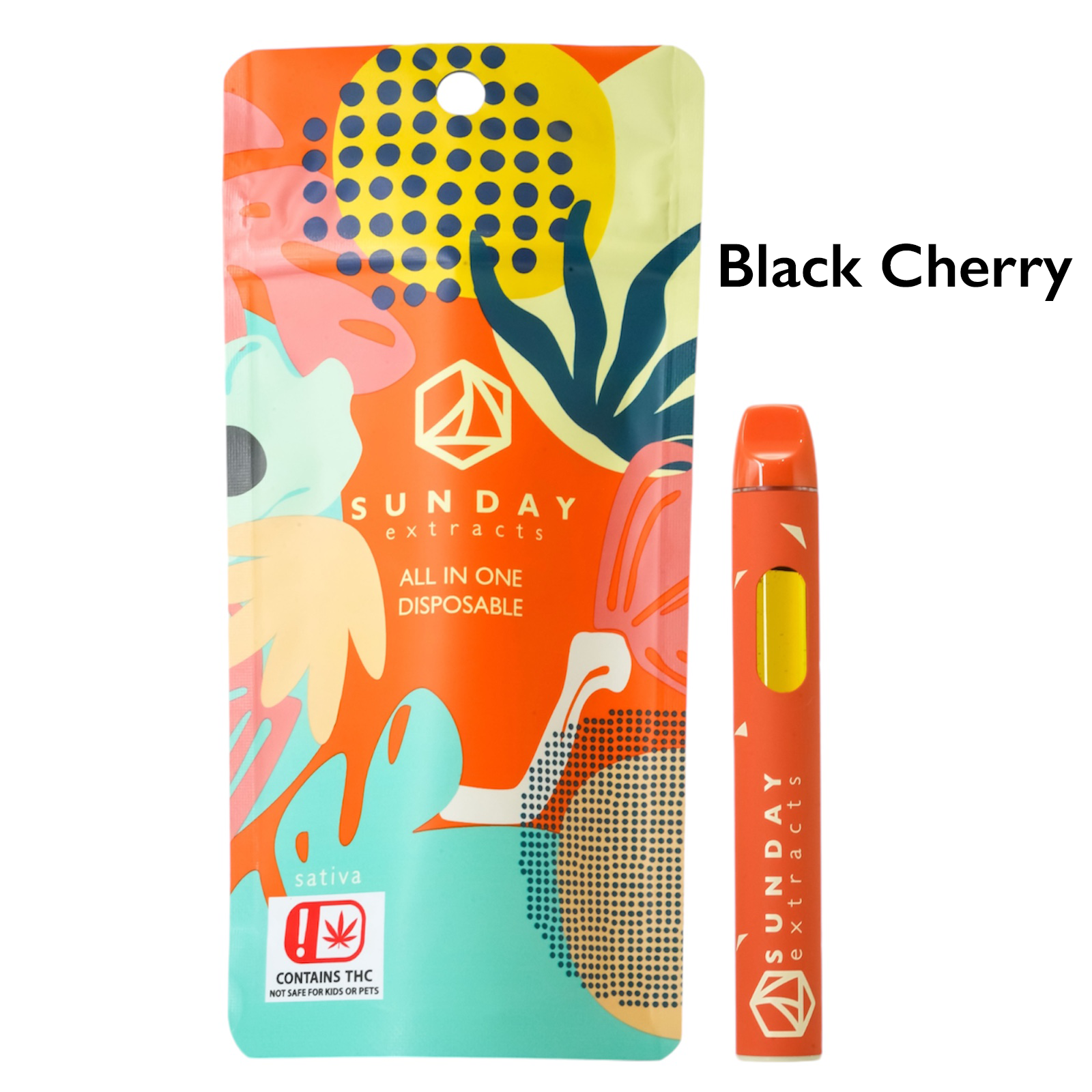 Photograph of product: Black Cherry - Sunday Disposable