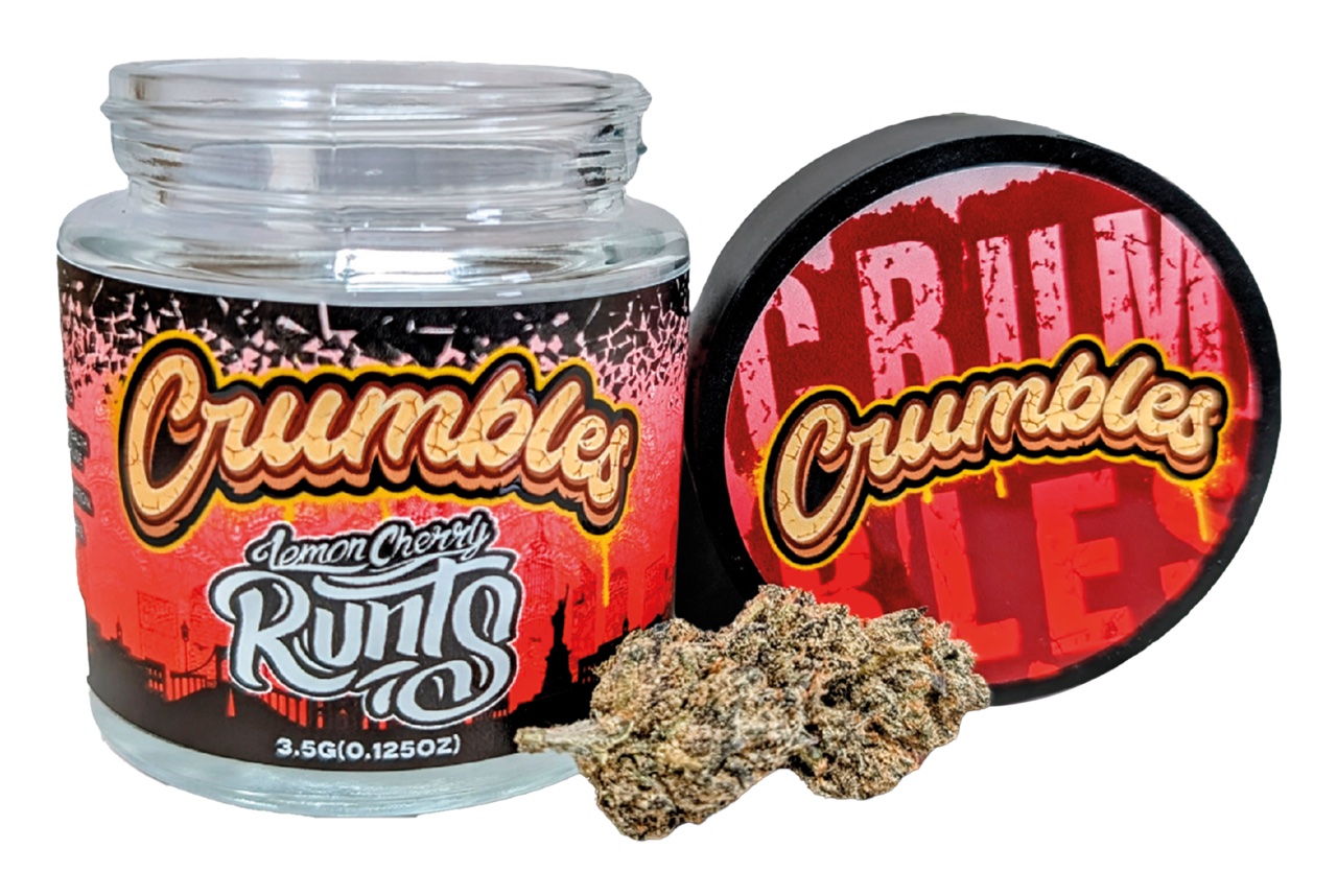 Photograph of product: CRUMBLES / LEMON CHERRY RUNTZ / HYBRID / FLOWER - 3.5g