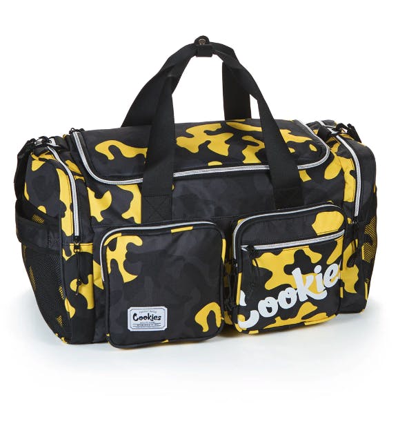 Photograph of product: Heritage Nylon Duffle Bag - Yellow Camo - 