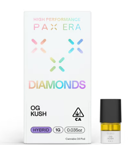 Photograph of product: OG Kush  | Liquid Diamonds |  1g PAX Pod