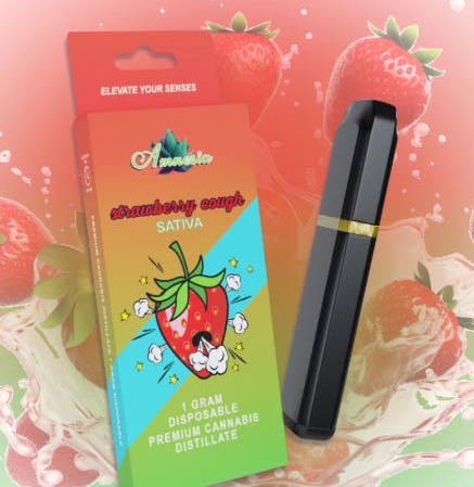 Photograph of product: Amnesia - Strawberry Cough - 1g Disposable Vape