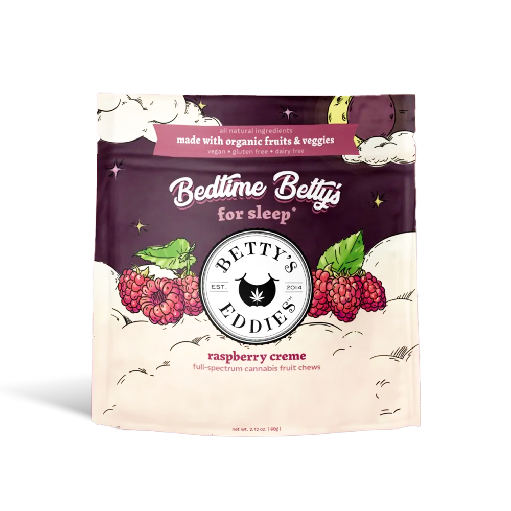 Photograph of product: Betty's Eddies - Fruit Chews - Raspberry Creme
