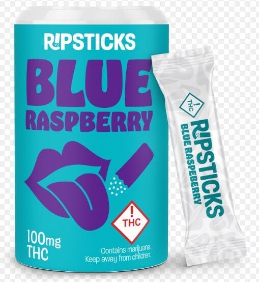 Photograph of product: Ripple - Rip Stick Blue Raspberry (Oui'd) 100mg