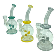 Photograph of product: 8.5" Bent Neck Bong w/ Flower Bowl
