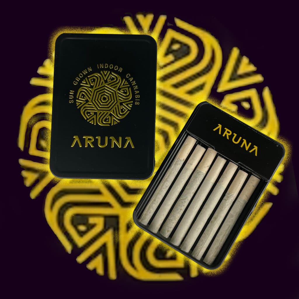 Photograph of product: Aruna | Grapes & Cream | .5g Pre-Roll 7 Pack