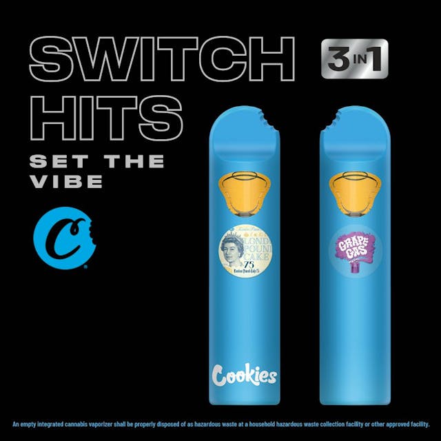 Photograph of product: London Pound Cake x Grape Gas | 1g Dual Chamber All-In-One