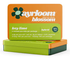 Photograph of product: Infused Preroll | Key Lime (H) 5pk | Ayrloom