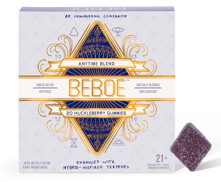 Photograph of product: Huckleberry | Anytime Gummies | 100mg