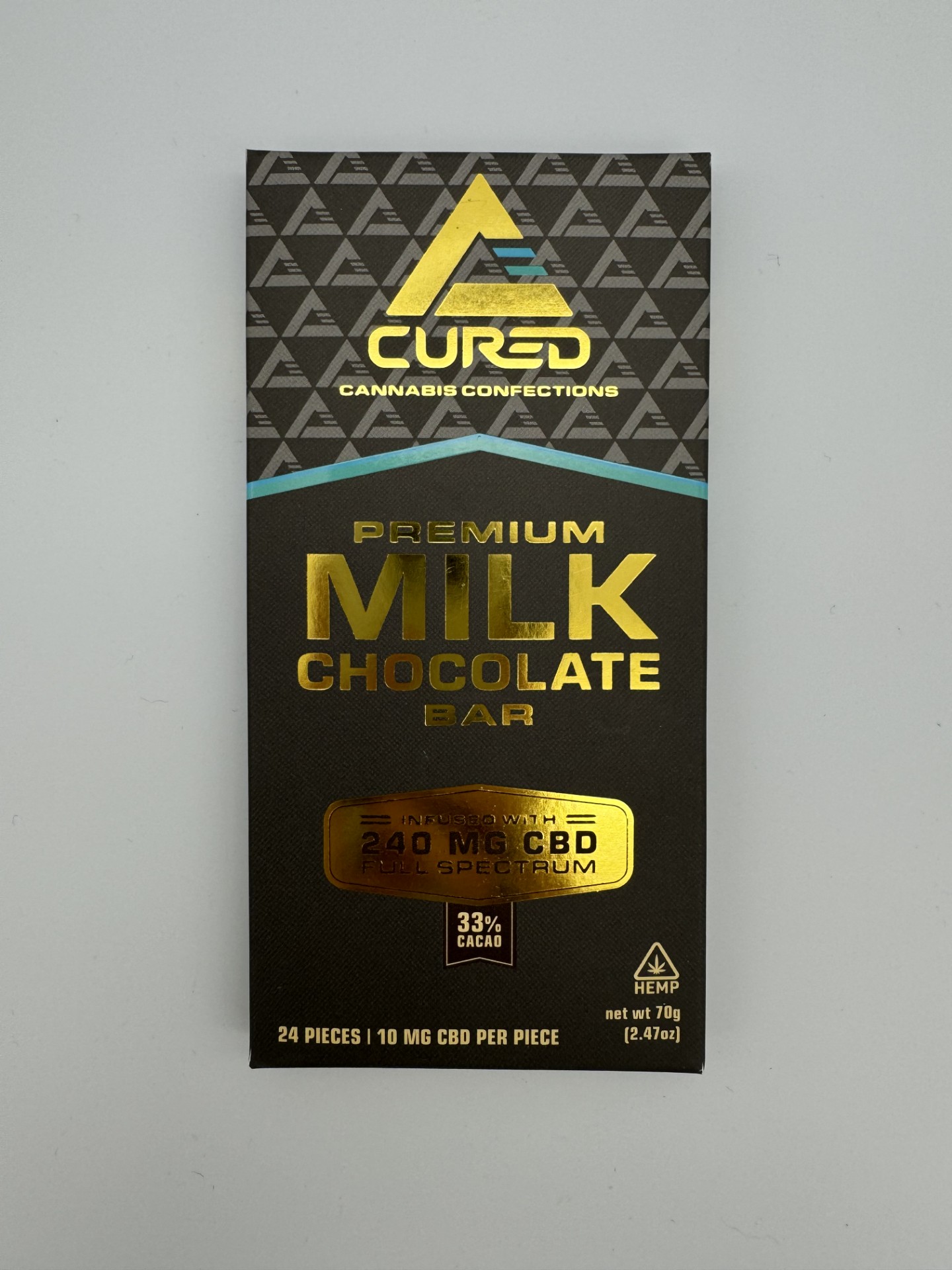 Photograph of product: Milk Chocolate Bar 240mg CBD