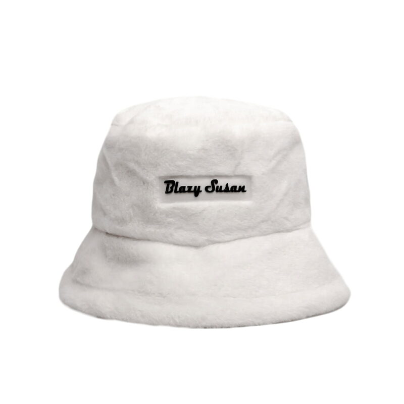Photograph of product: Blazy Susan | Fuzzy Bucket Hat White $30