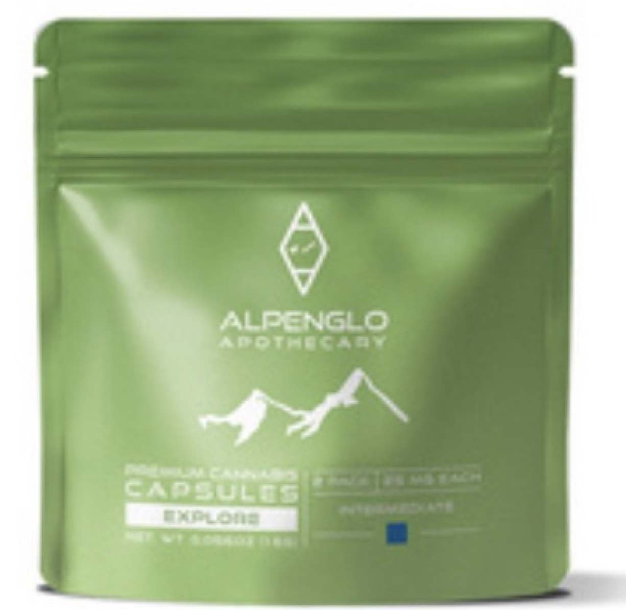 Photograph of product: Alpenglo | Explore (2 Pack) - 25MG CAPSULES