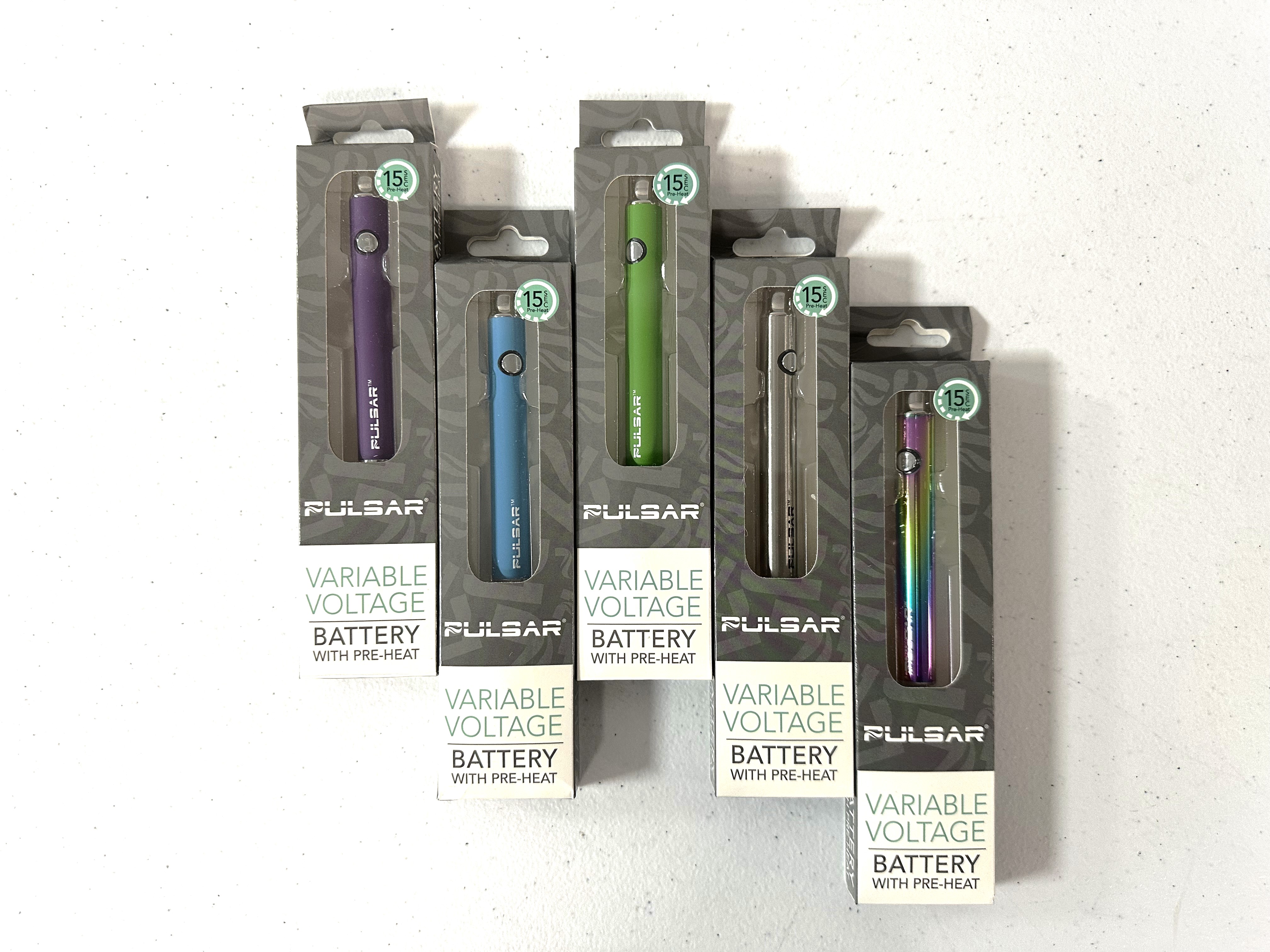 Photograph of product: Variable Voltage Click Button 510 Battery- Assorted Colors - Assorted