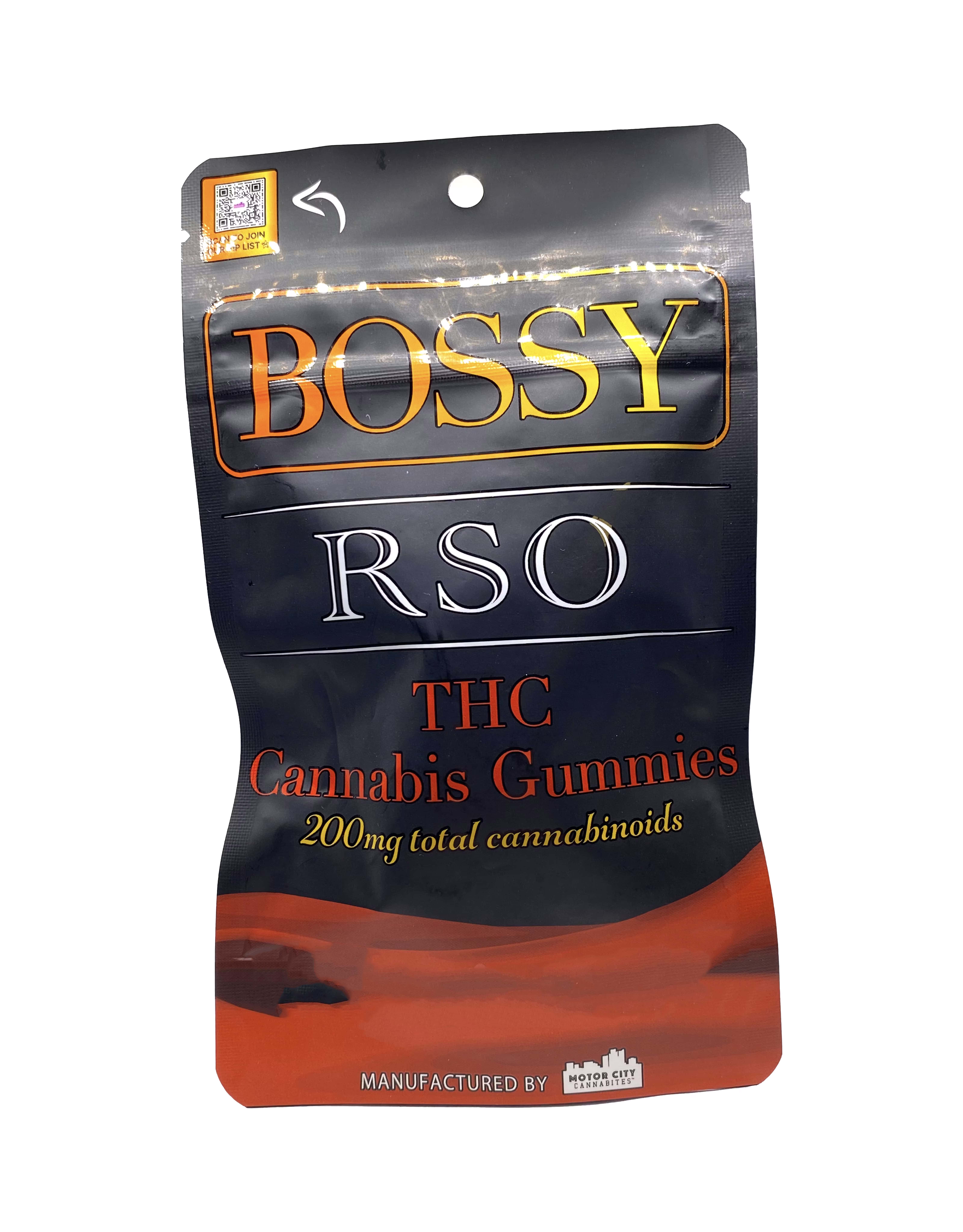 Photograph of product: Bossy | Blueberry RSO gummies | 200MG