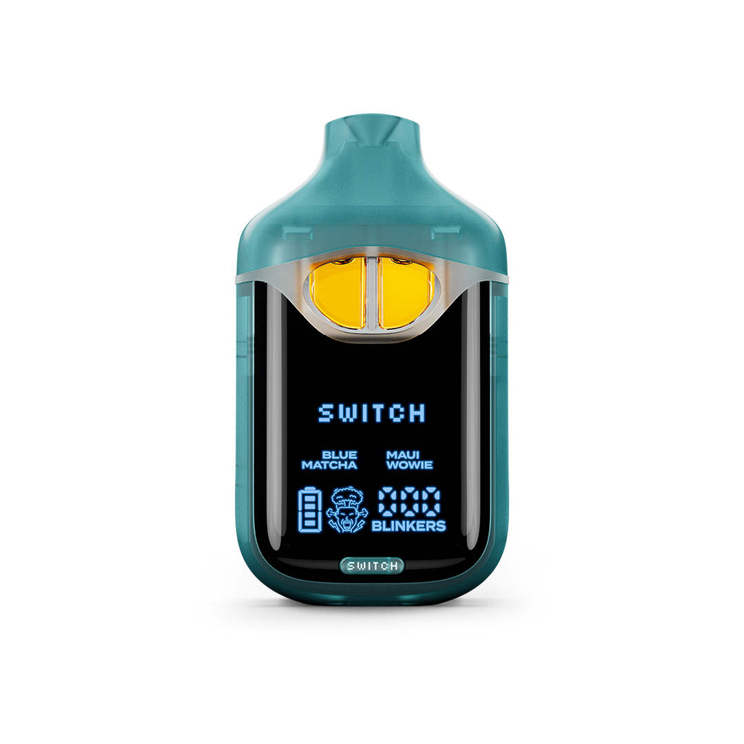 Photograph of product: Boutiq Switch Glow Liquid Live Diamonds Dual Tank All In One - Blue Matcha x Maui Wowie (Oui'd/Oui'd)