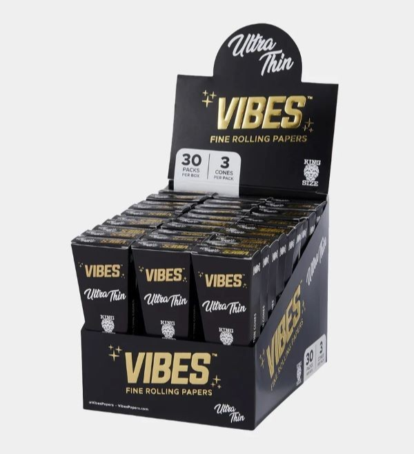 Photograph of product: Ultra Thin Cones (King Size-3pk)