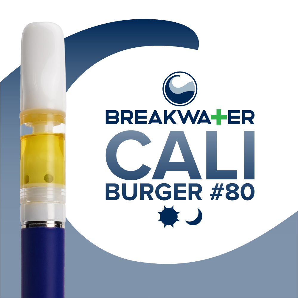 Photograph of product: Cali Burger #80 Live au chocolat Rosin Cartridge
