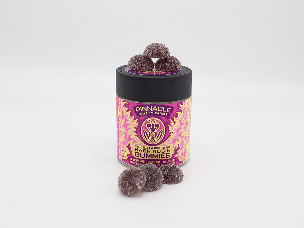 Photograph of product: Sour Purple Lemonade - au chocolat Rosin Gummy - 5mg(20ct.)