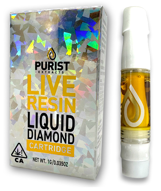 Photograph of product: Purist | Orange Twist | 1G LR Cartridge | Oui'd