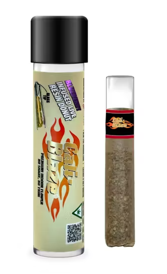 Photograph of product: Infused Pre-Roll | Resin Donut | Blueberry | 1.2g