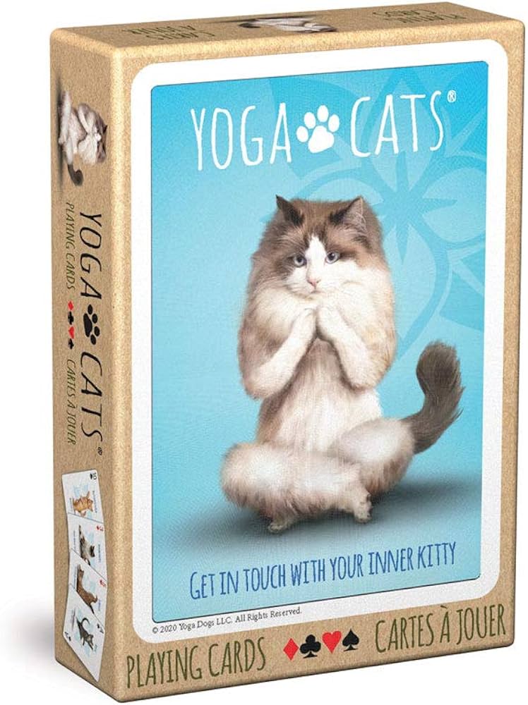 Photograph of product: Playing Cards | Yoga Cats