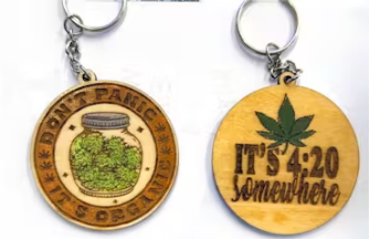 Photograph of product: Oui'd Key Chain