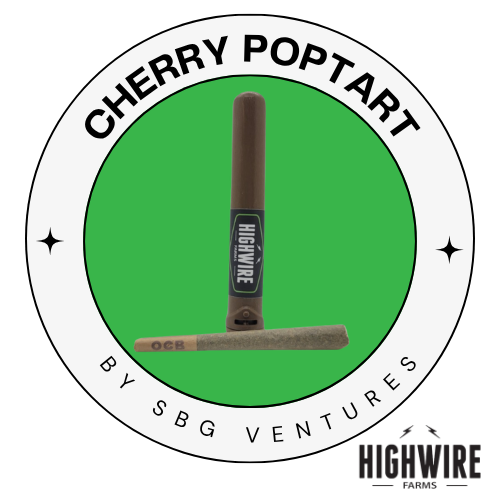 Photograph of product: Cherry Poptart Preroll 1g