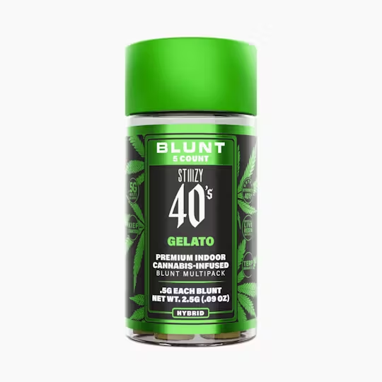 Photograph of product: 40's Infused Biscotti Blunt 2g (4-Pack | 0.5g Each)