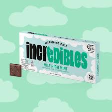 Photograph of product: Incredibles Chocolate 100mg - Mile High Mint