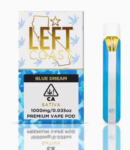 Photograph of product: LEFT COAST | BLUE DREAM (S) | 1G POD