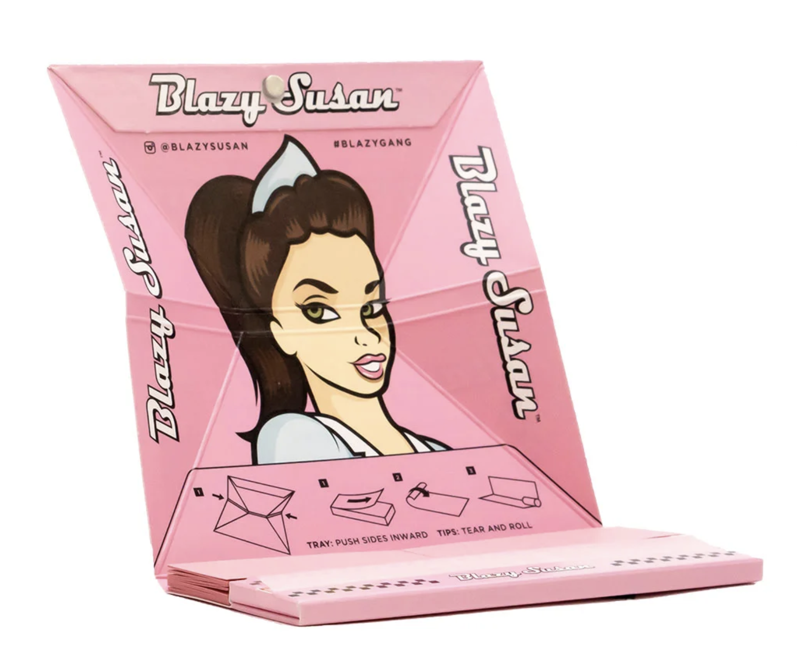 Photograph of product: BLAZY SUSAN KING SLIM PINK DELUXE ROLLING KIT