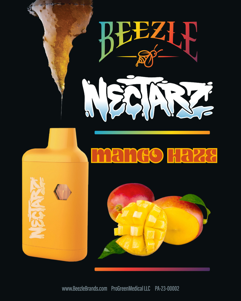 Photograph of product: Beezle Nectarz | Mango Haze | Disposable | 1g