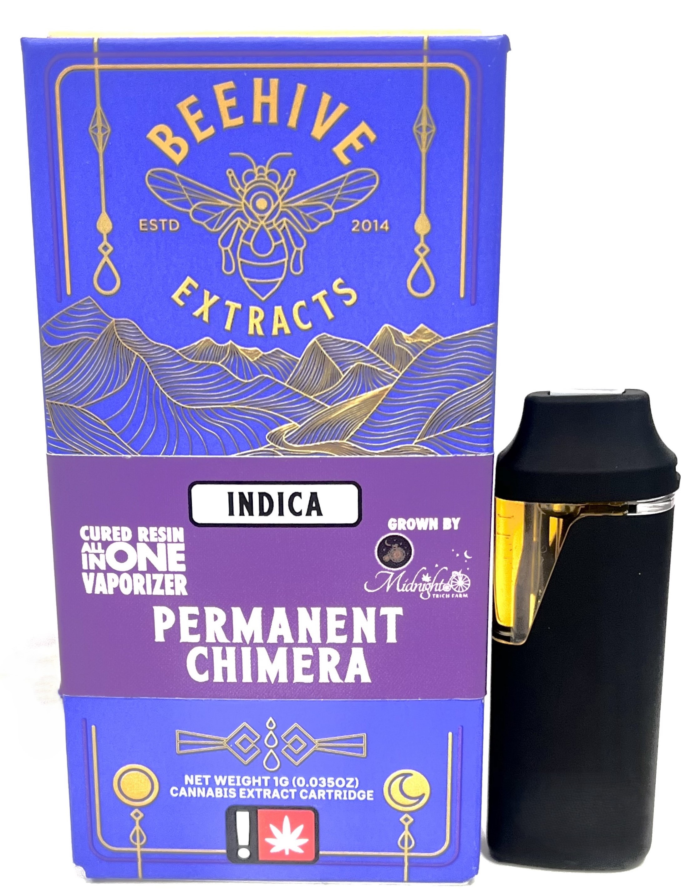 Photograph of product: Beehive Extracts 1g Disposable | Permanent Chimera