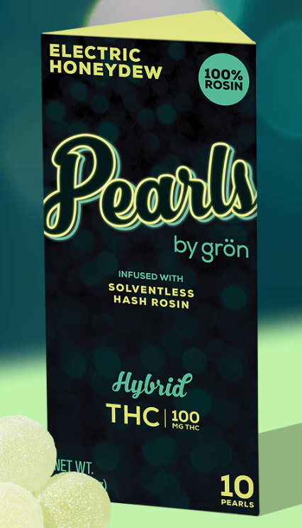 Photograph of product: Grn | Electric Honeydew Live Rosin | 10pk/100mg